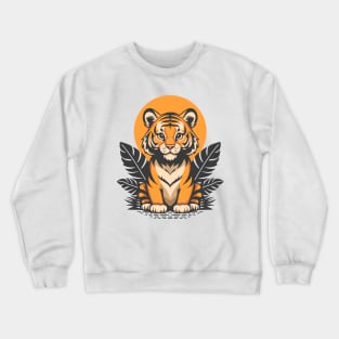 Cute Tiger Crewneck Sweatshirt